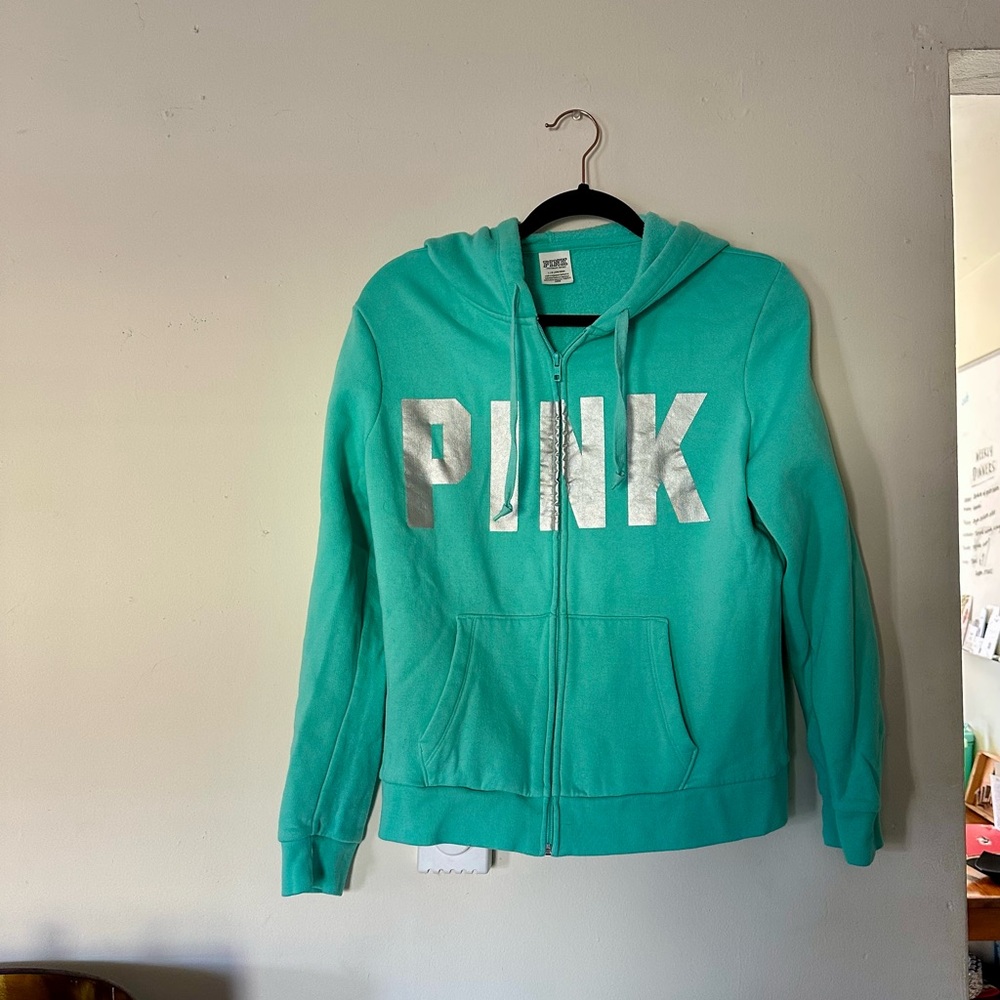 Victoria's Secret PINK Turquoise Hoodie